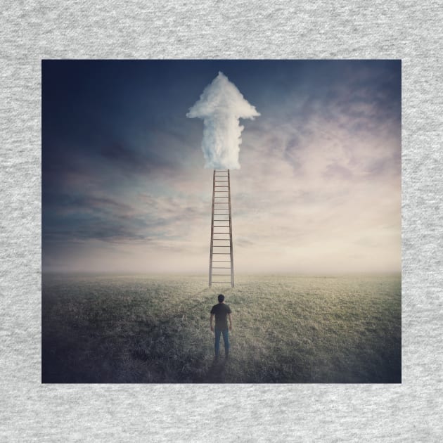 ladder to clouds by 1STunningArt